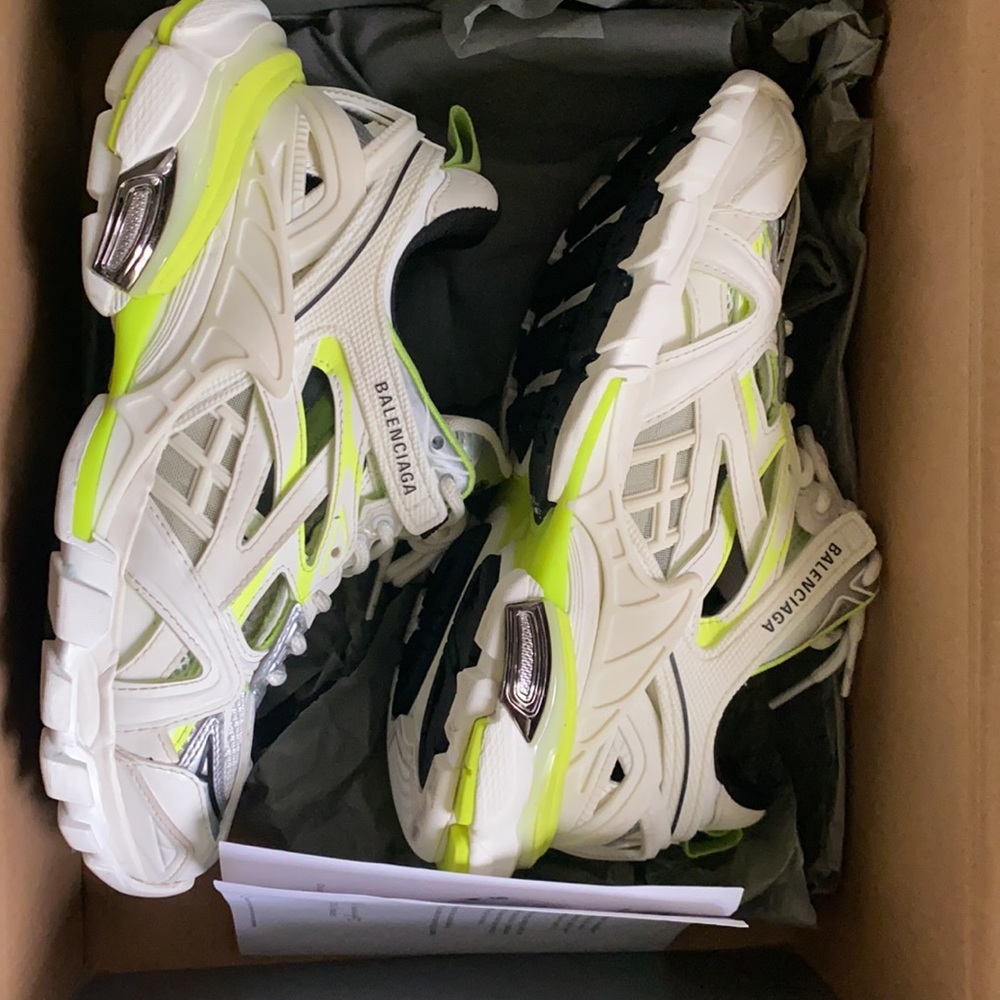 Balenciaga track  2 open sneaker , size 7 1/2
